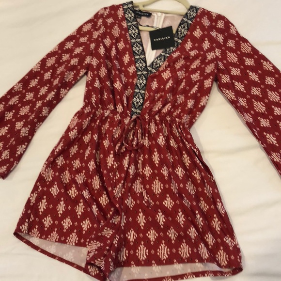 NWT Parisian Printed Romper Size 6 - Picture 4 of 6